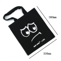 Custom eyes face canvas shopping hand bags