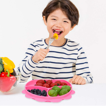 Piastre di aspirazione in silicone alimentare per bambini