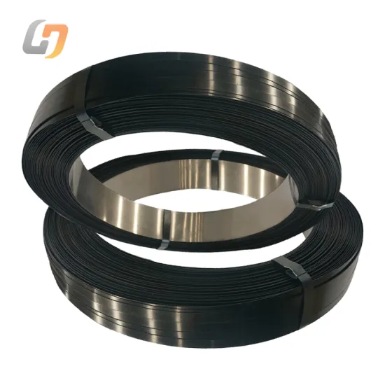 13mm Black Painted Waxed Steel Strapping Band