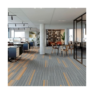 Modern Machine-Made PP Carpet Tiles for Office and Lobby