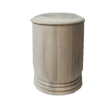 West style Wooden Funeral Supplies nature wooden Urn