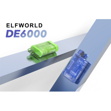 Elfworld De6000 2% 3% 5% Nic Rechargeable Vape