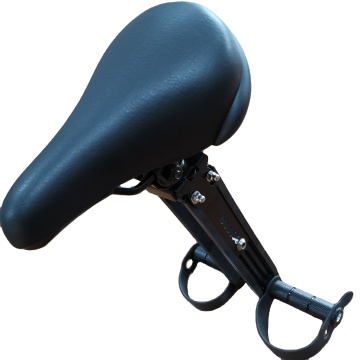 PU Leather Bicycle Saddle with Rechargeable Tail Light