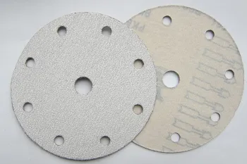 White Stearate Velcro/Pas Abrasive Discs