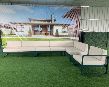 High Quality Hotel Villa Outdoor Aluminum Sofa Set for Garden and Patio Furniture
