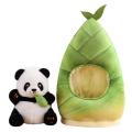 Bamboo Shoot Panda Plux Toy Bamboo Shoot House