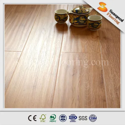 HDF AC3 floor real wood grain design lamianted floor