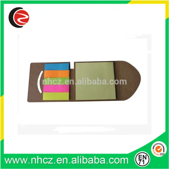 HIgh Quality Hard Cover Sticky Notes with custom logo