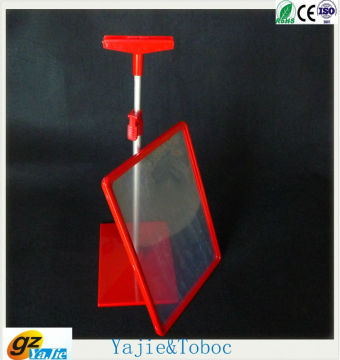 plastic holder/stand for price display with good quality