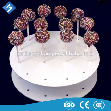 China Manufacturer White Acrylic Lollipop / Candy Display Rack / Holder /Stand