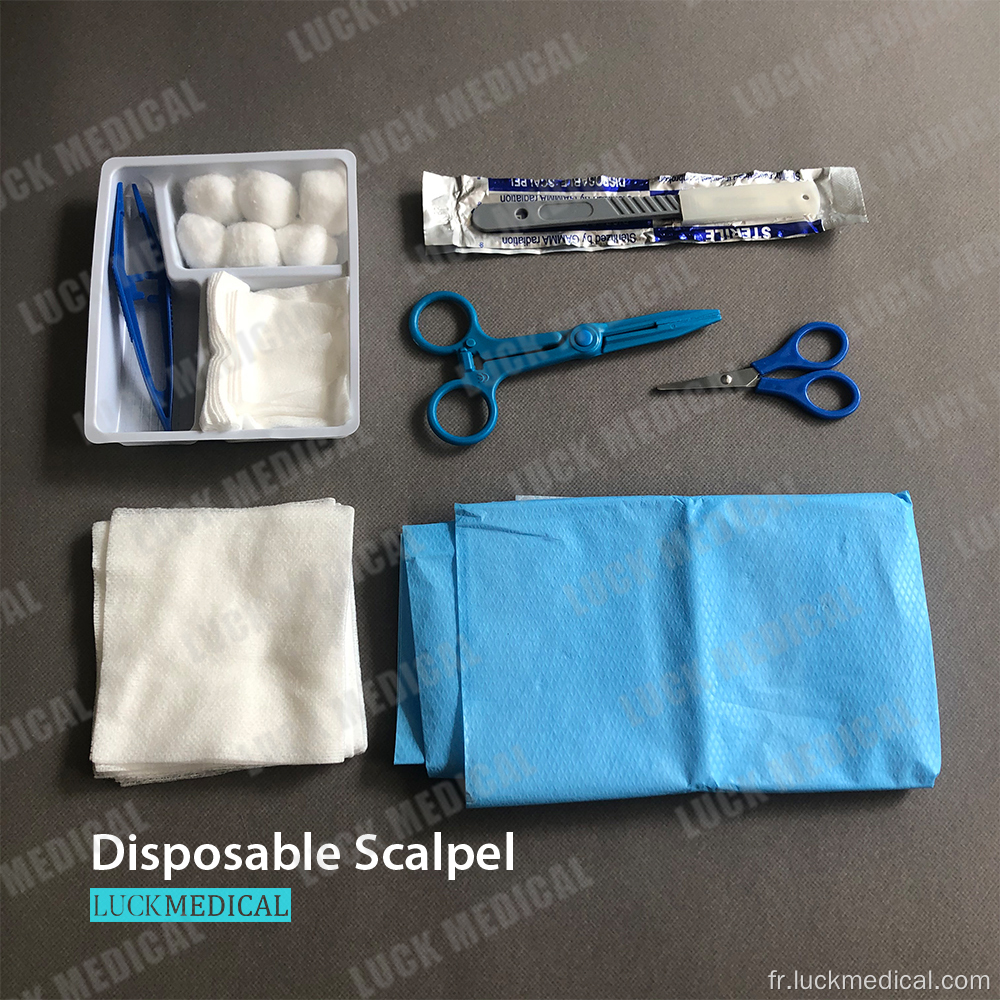 Pack de pansement chirurgical jetable