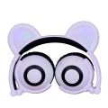 Glowing Panda Ear Bluetooth Headphone dengan Mikro