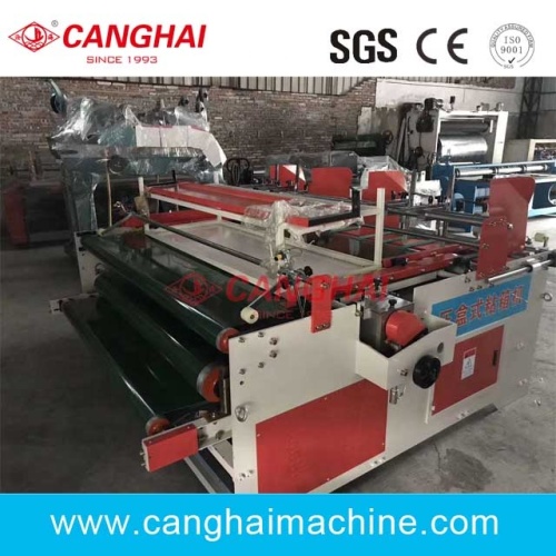 Semi auto press type folder gluer