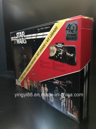 New Star Wars Hasbro 40th Anniversary 6 Inch Figure Display Case