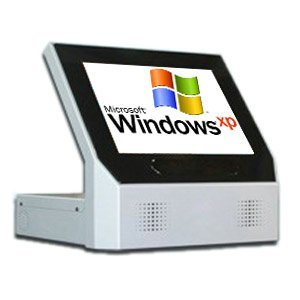Digital Self Service Touch Screen Retail Payment Countertop Kiosk / Desk Top Kiosks