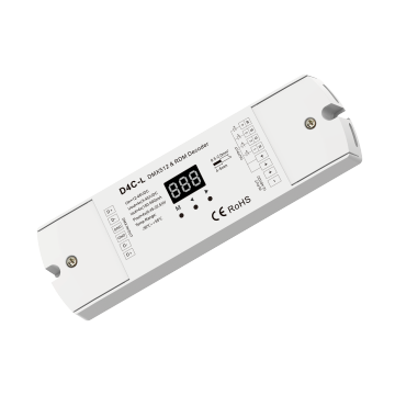 Skydance D4C-L LED Controller 4 CH DMX512 RDM Decoder for RGB/RGBW