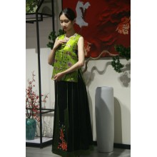 Chaleco sin mangas de mujer Chic Kelly Green