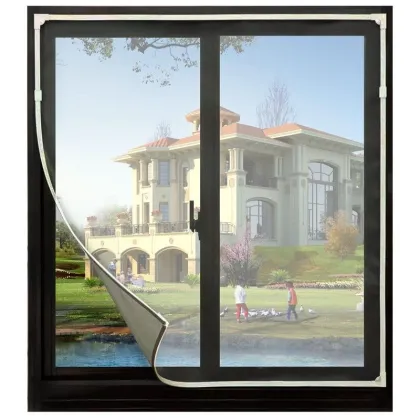 Mosquito Net Window: Fiberglass Insect Screen & Magnetic Mosquito Net for Windows