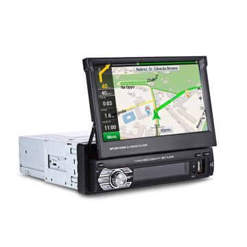 Corradio 1din avec navigation GPS, stéréo BT, 7 \ "Scran tactile et 8 caméras de vue arrière IR