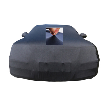 Universal Indoor Car Cover: Elastic, Stretchy, Flexible High-End Luxury Black Dust Protection