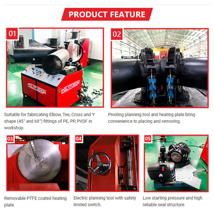 HDPE Pipe Jointing Machine 315mm - Plastic Pipe Welder & Fittings Fabrication Equipment