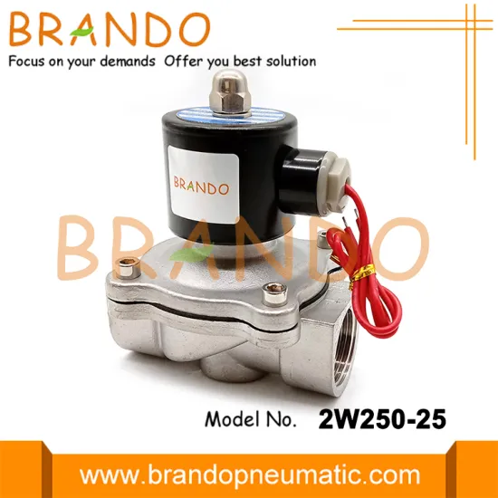 2S250-25 1'' NC Stainless Steel Water Solenoid Valve