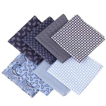 Custom 100% Cotton Printed Handkerchiefs and Pocket Squares Factory Manufacture