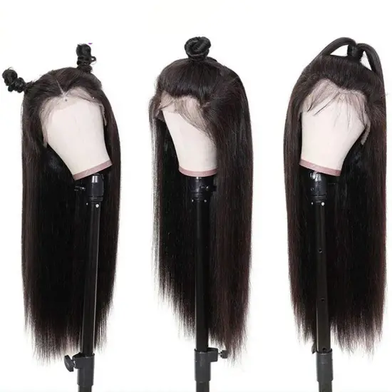 For black woman lace wigs No shedding and tangle swiss lace front wig hair supplier sillky straight 13x4 Lace Front Wigs