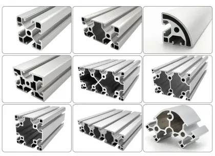 industrial extruded t-slot t slot aluminum profile