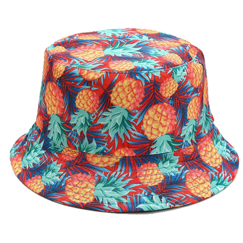 Outdoor Cap Foldable Sun UV Hats Unisex Print Reversible Bucket Hat Factory