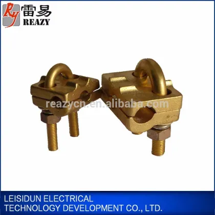 High quality 100% metal copper grounding earth rod g clamp c clamp u clamp