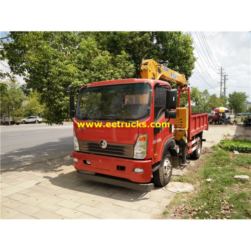 5ton Ba cánh tay XCMG Xe tải cần cẩu