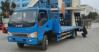 JAC 4X2 flatbed dump truck