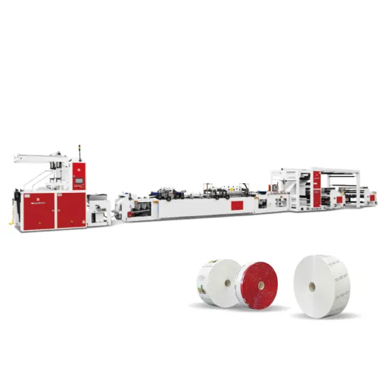 Fully Automatic Heavy Duty FFS Central Welding Roll to Roll Bag Rewinding Machine