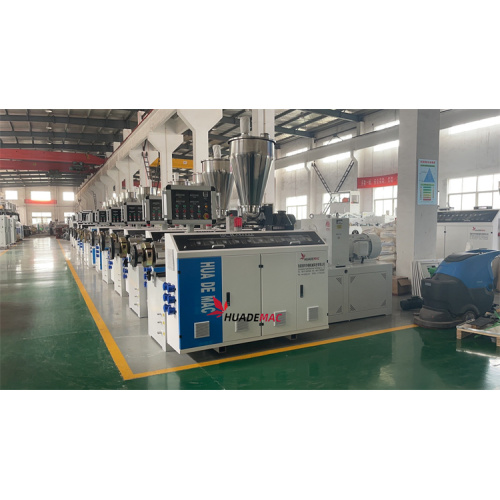 PVC Plastic Powder Double Screw Extruder Machine