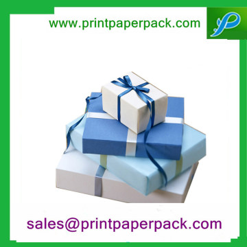 High Quality Beautiful Customized Paper Gift Box Wrap with Color Ribbon