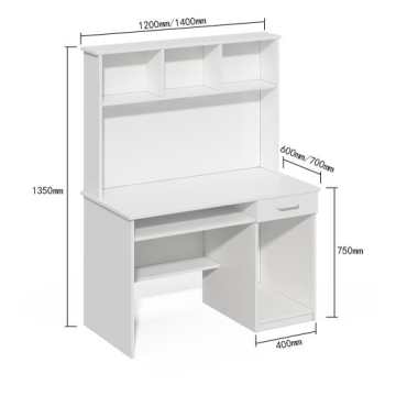 Modern Luxury White Executive Desk - Eco-Friendly Home Office Furniture