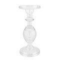 Clear Glass Candle Holder Set Candle Holders