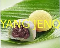 Mochi Encrusting And Froming Machine For Mochi With Fillings Of Different Taste