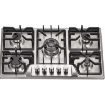 Built-in 5 Burners Silvery Gas Hob