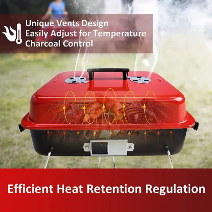 Go anywhere bbq grills small camping charcoal mini barbecue portable grill