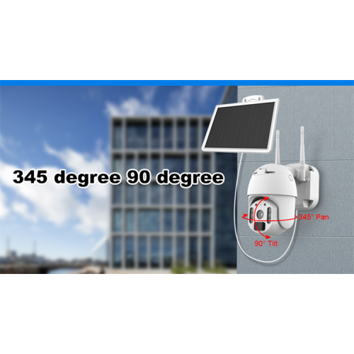 Surveillance de sécurité d&#39;énergie solaire de caméra de vidéosurveillance