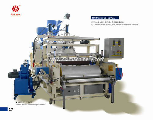 LLDPE ya shimfiɗa mai shimfiɗa fim din LLDPE cast stretch film machine