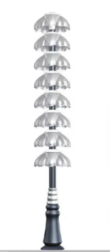 Iron Profile Landscape Courtyard Lamps