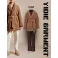 Groothandel Eco-vriendelijk oversize 100% polyester sherpa-jas