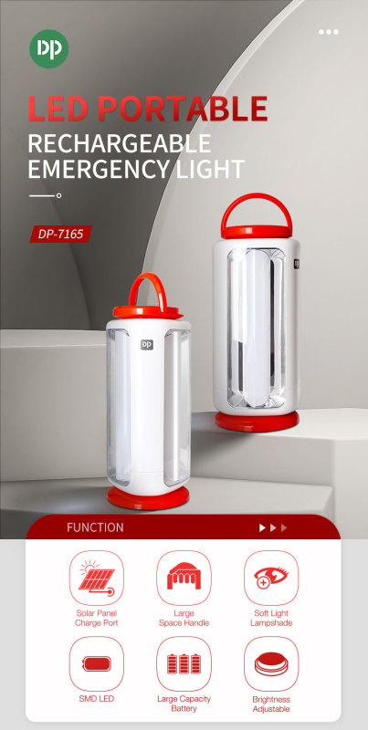 Waterproof Camping Fishing Work LED Emergency Light