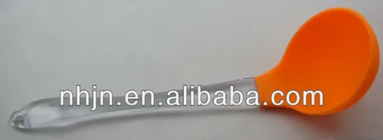 Colorful houseware silicone soup ladle