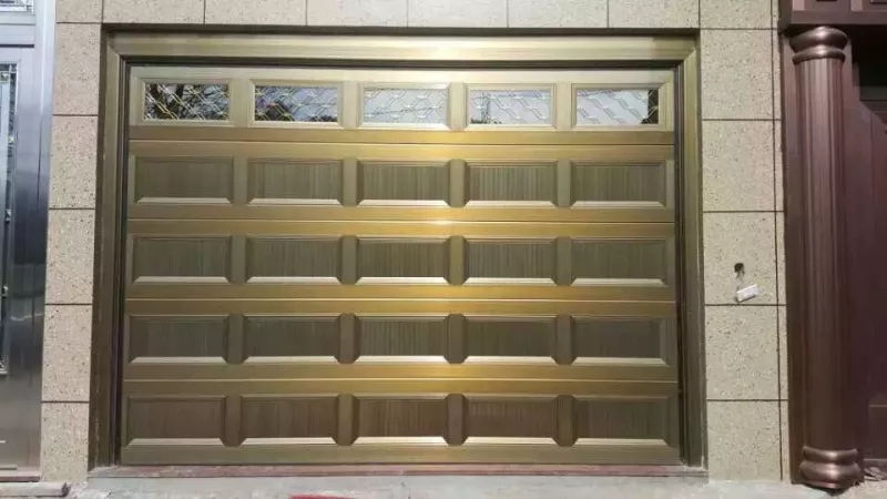 Automatic Steel Sectional GarageDoor Lifting Commercial Use
