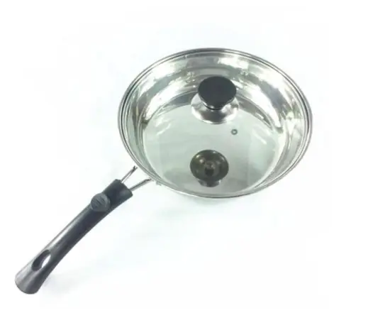 High Quality Stainless Steel Pan with Long Handle