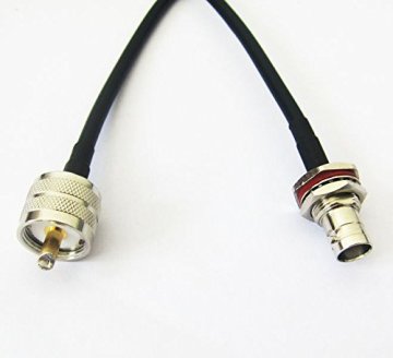 BNC Female Bulkhead Jack to UHF Male PL259 Pigtail Cable RG58" could be shortened to:

"BNC to UHF PL259 Pigtail Cable RG58" 

This title highlights the key components and the type of cable in a concise manner.